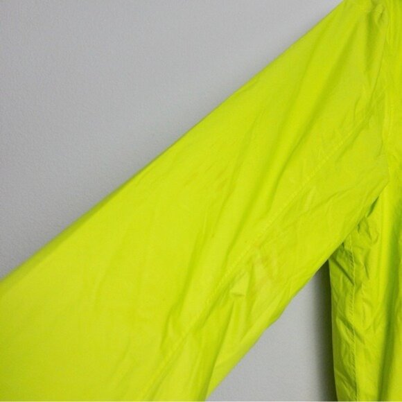 NWT Rains Padded Nylon Jacket S Digital Lime Waterproof Unisex Neon Insulated - Picture 10 of 16